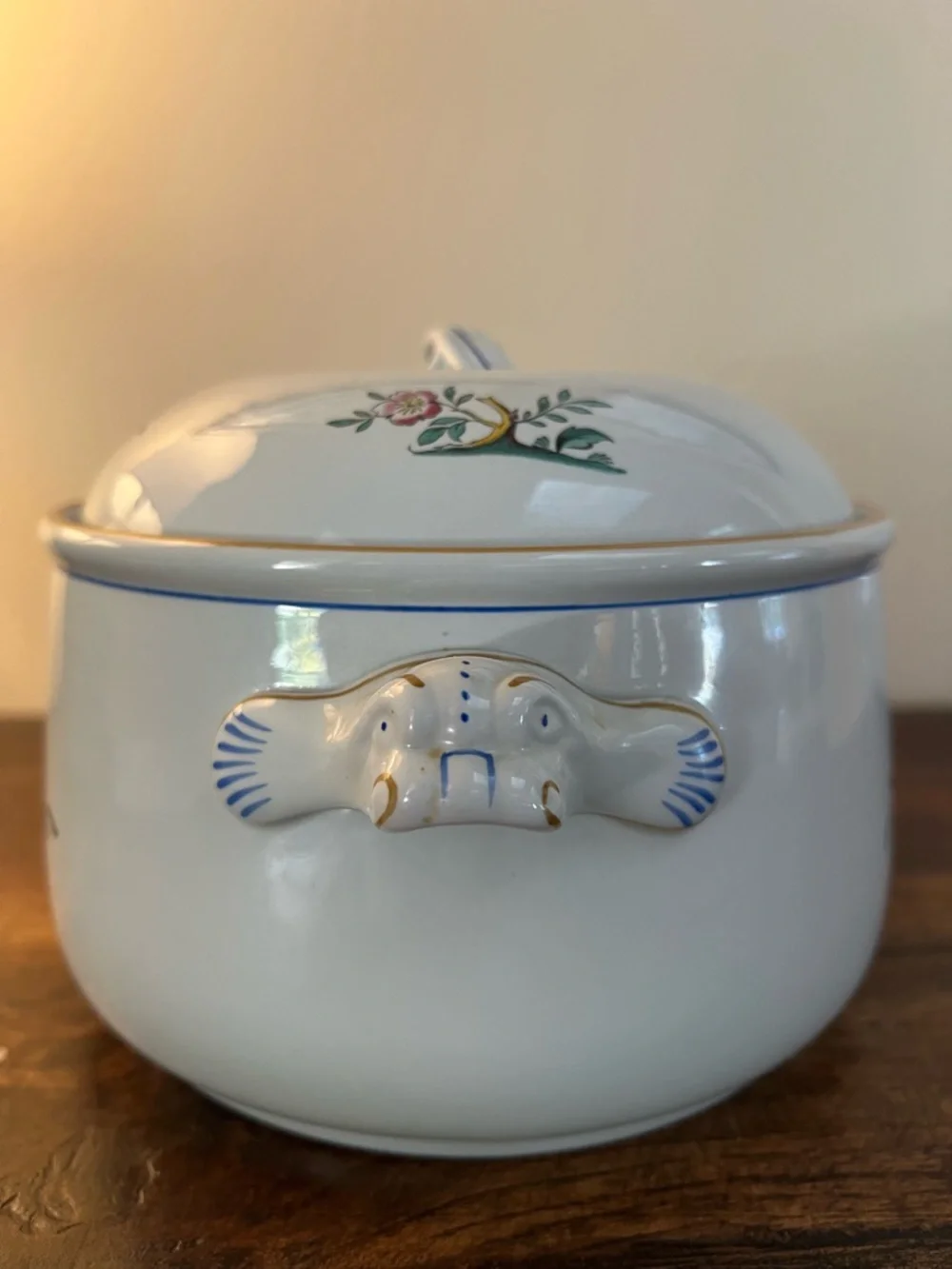 Spode Queensbird Covered Tureen Imperial Cookware Bird Motif Lidded Serving Dish